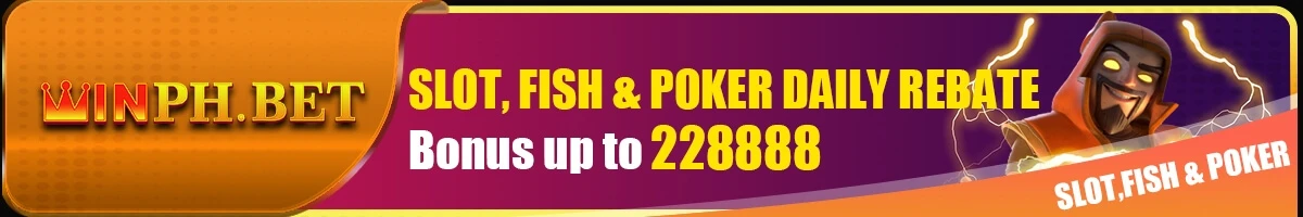WinPH VIP lose compensation rebate up to ₱228,888 on slot, fish and poker