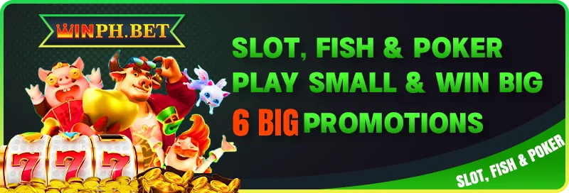 WINPH slots, fishing and poker promotions
